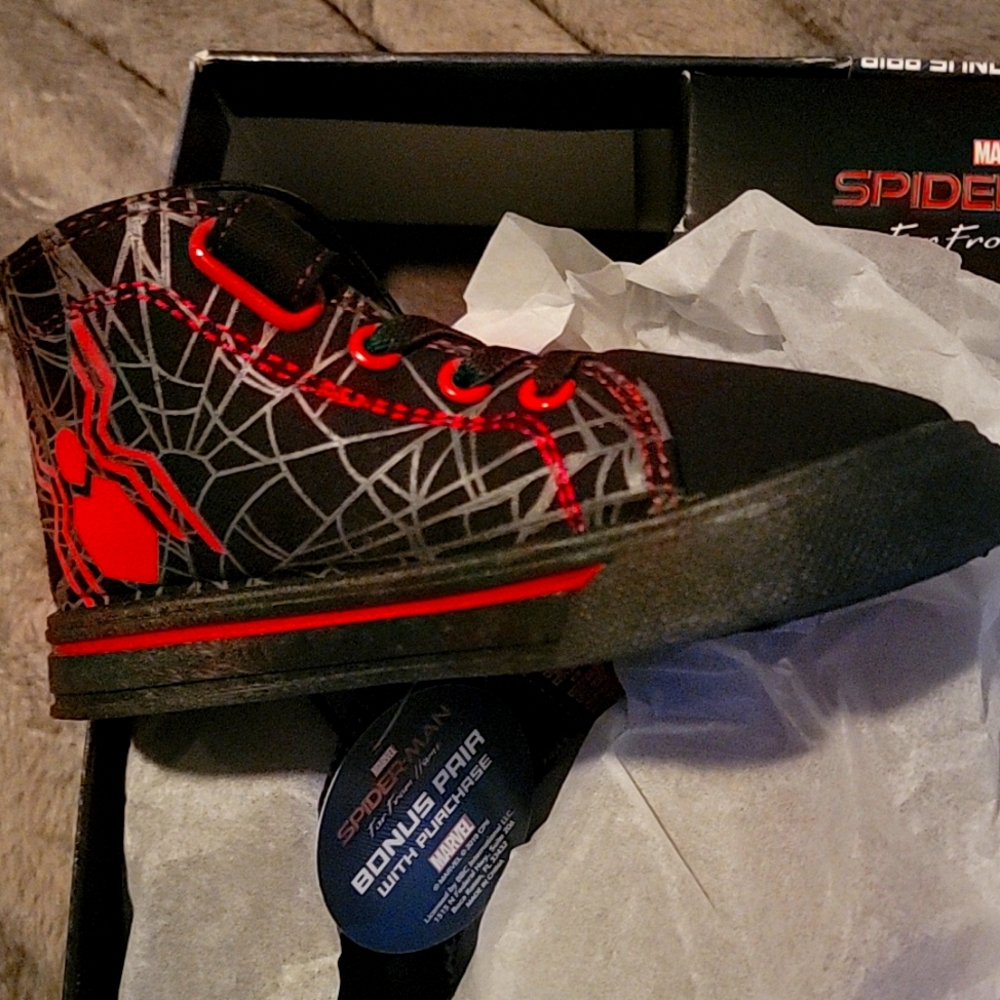 COPY - Kids Spiderman shoes